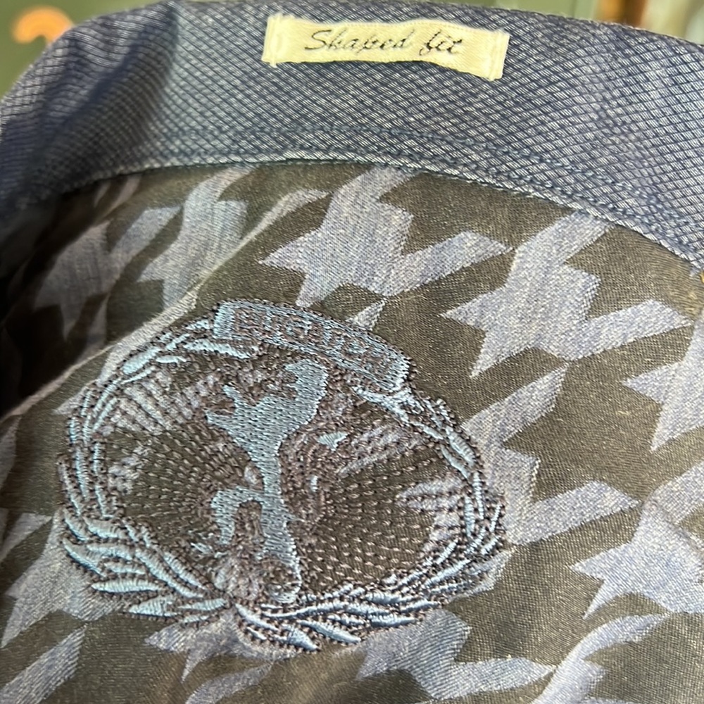 Bugatchi Hounds Tooth Button Down - image 5